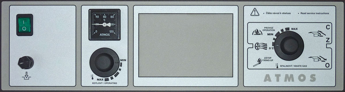 Panel kotła pellet Atmos